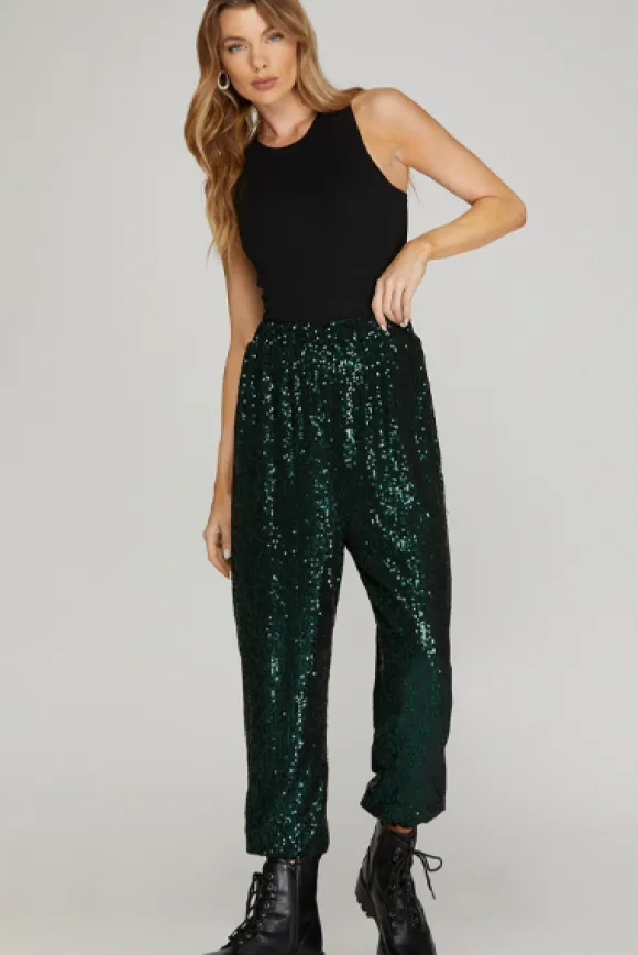 Courtney Sequin Joggers
