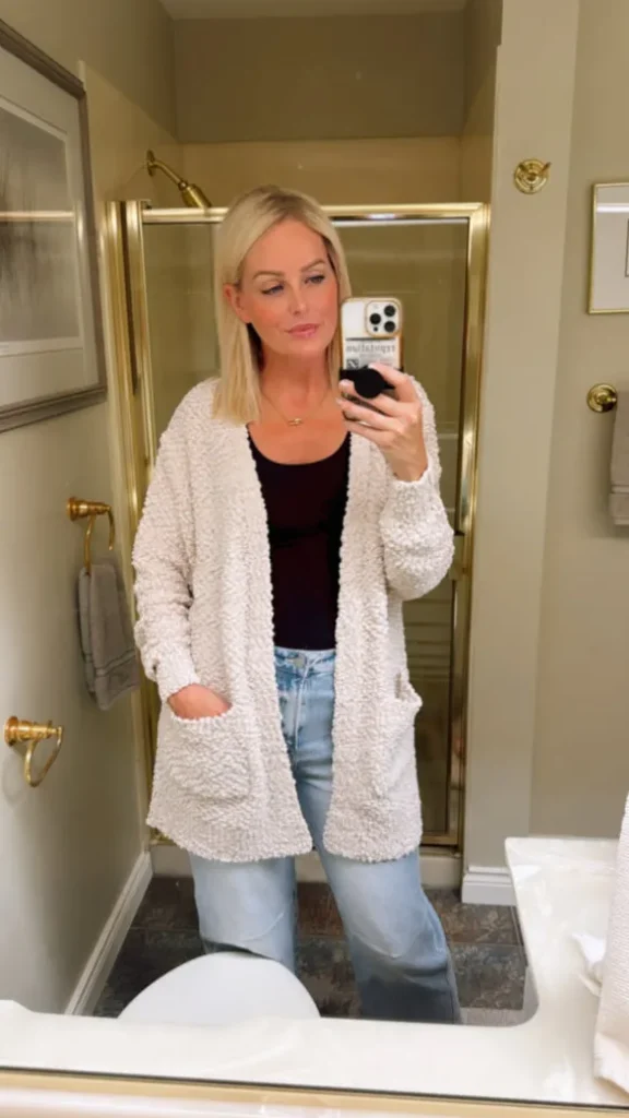 Harper Boucle Cardigan