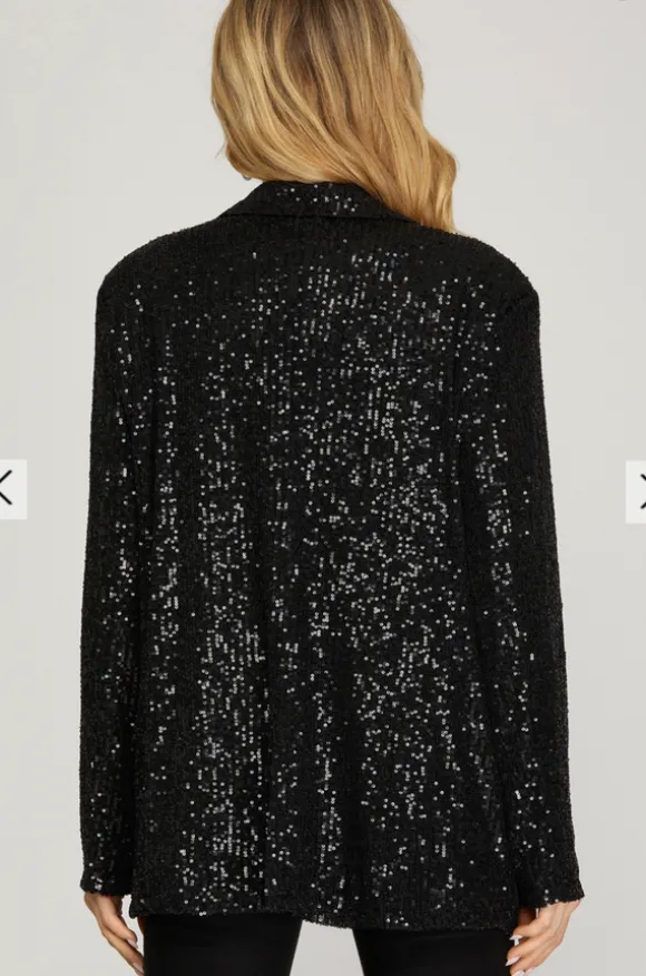 Kelsi Sequin Blazer