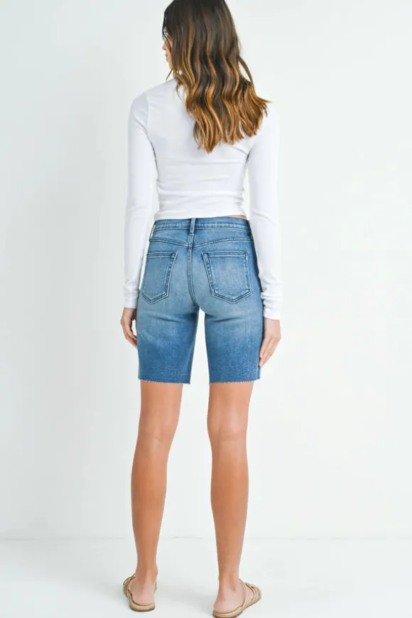 Livvy Denim Bermuda Shorts