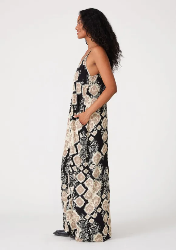 Lucy Abstract Cocoon Dress