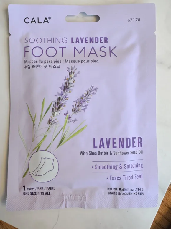 Soothing Lavender Foot Mask