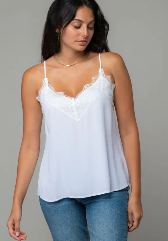 Steffi Lace Trim Cami