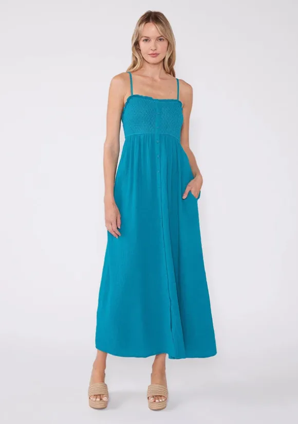Thea Smocked Maxi Dress